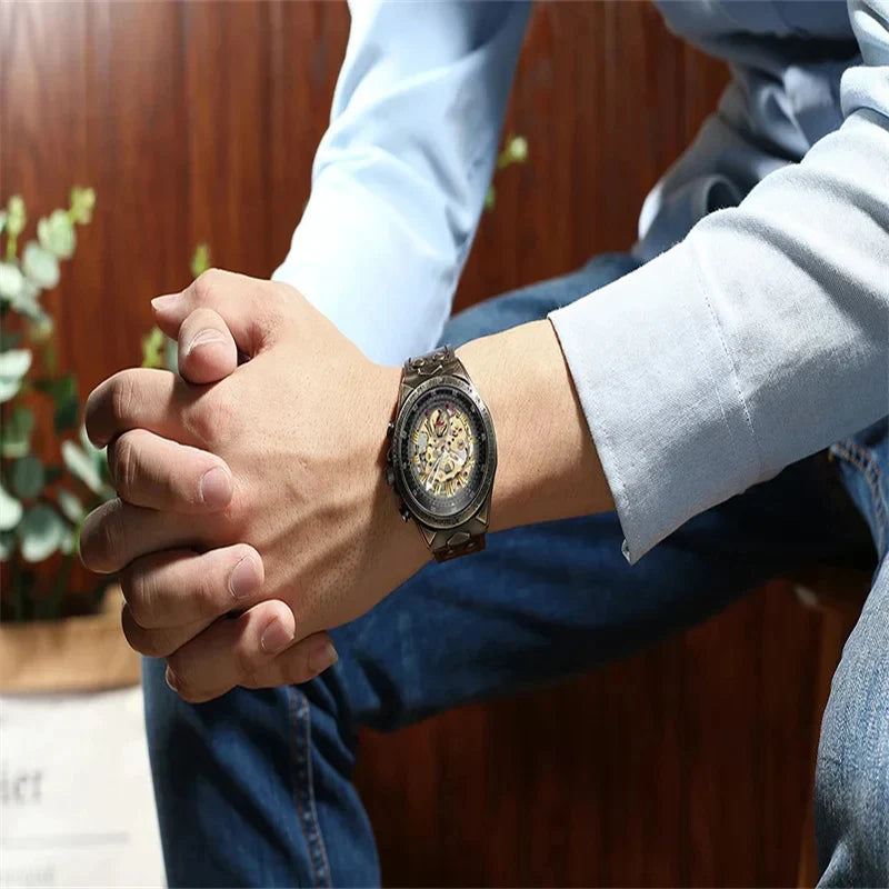 Montre mécanique automatique pour hommes